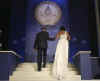 The President and First Lady leave the Mid-Atlantic Regional Inaugural Ball.