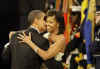President Obama and the First Lady at the Obama Home States (Illinois and Hawaii) Inaugural Ball.