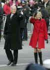 Vice President Joe Biden and Second Lady Jill Biden enjoy their time with thousands of supporters along the parade route.