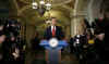 President Barack Obama meets with reluctant Republicans at the Capitol in an all out effort to get Obama's economic plans passed. After brief remarks to the press, President Obama and Transportation Secretary Ray LaHood meet with Republican lawmakers.