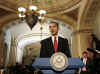 President Barack Obama meets with reluctant Republicans at the Capitol in an all out effort to get Obama's economic plans passed. After brief remarks to the press, President Obama and Transportation Secretary Ray LaHood meet with Republican lawmakers.