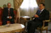 Middle East envoy George Mitchell meets in Cairo with Egyptian President Hosni Mulbarek.