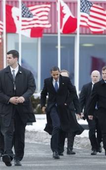 President Barack Obama departs Ottawa and boards Air Force One enroute to Andrews Air Force Base in Maryland.