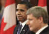 President Barack Obama and Prime Minister Stephen Harper hold a joint news conference on Parliament Hill after private meetings.