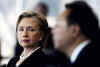 Clinton at press conference with the Chinese Foreign Minister Yang Jiechi On February 21, 2009.