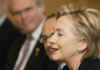 Clinton at press conference with the Chinese Foreign Minister Yang Jiechi On February 21, 2009.