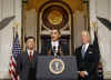 President Obama nominates former Washington Governor Gary Locke as Commerce Secretary after two other nominees decided to opt out of the their nomination. Obama and Biden made the announcement in the Eisenhower Executive Building.