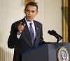 President Barack Obama speaks before he signs the $32.8 billion State Children's Health Insurance Program in the East Room of the White House.