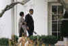 President Obama later returns to the Oval Office with Senior Adviser Valerie Jarrett.