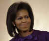 First Lady Michelle Obama and Secretary of State Hillary Clinton join in presenting the Secretary of State's International Women of Courage awards to women recipients from around the world on March 11, 2009.