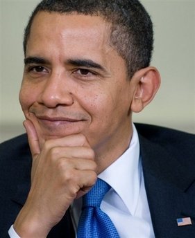President Barack Obama meets with Brazilian President Luizinacio Lula Da Silva in the Oval Office of the White House.