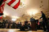 President Obama makes a statement on the budget after meeting with congressional leaders and Budget Committee members in the Eisenhower Executive Office Building in Washington, DC on March 17, 2009. 