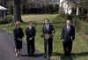 President Obama speaks on the economy and remarks with distain about the AIG executive bonuses.President Obama is joined on the South Lawn of the White House with Treasury Secretary Tim Geithner, and Senior Economic Advisers Summers and Romer. 