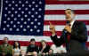 President Barack Obama speaks at a town hall meeting at the Miguel Contreas Complex in Los Angeles on March 19, 2009.