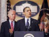 President Barack Obama remarks on the economy at the National Conference of State Legislatures in the Eisenhower Executive Office Building on the White House campus. President Obama said there is no room for error in the economic stimulus plan.