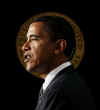 President Barack Obama speaks at the Eisenhower Executive Office Building on March 23, 2009. 