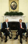 President Barack Obama meets with Australian Prime Minister Kevin Rudd in the Oval Office of the White House. 