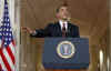 President Obama speaks at a live prime time news conference in the East Room of the White House on March 24, 2009.