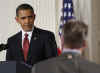 President Obama speaks at a live prime time news conference in the East Room of the White House on March 24, 2009.