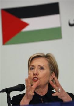 Secretary of State Hillary Clinton and US Special Envoy to the Middle East George Mitchell travel to the Egyptian Red Sea resort for the International Conference in Support of the Palestinian Economy for the Reconstruction of Gaza.