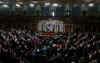 UK Prime Minister Gordon Brown addresses a joint Session of the US Congress at Capitol Hill in Washington, DC on March 4, 2009.