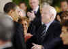 Vice-President Biden and Jill Biden hosted the dinner event attended by Senator John McCain (photo) and other congressional leaders.