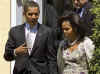 President Barack Obama and First Lady Michelle Obama attend an Easter Worship Service at St. John's Episcopal Church