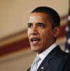 President Barack Obama meets with us taxpayers then holds a press conference in the Roosevelt Room of the White House to discuss tax policies.