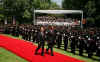 President Barack Obama joins Mexican President Felipe Calderon for a Welcoming Ceremony with an honor guard inspection.