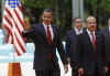 President Barack Obama joins Mexican President Felipe Calderon for a Welcoming Ceremony.