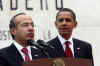 President Barack Obama joins Mexican President Felipe Calderon for a Welcoming Ceremony.