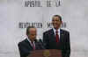 President Barack Obama joins Mexican President Felipe Calderon for a Welcoming Ceremony.