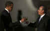 President Barack Obama attends a dinner in his honor at the Anthropology National Museum in Mexico City.