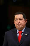 Venezuela's President Chavez and over 30 other world leaders attend the official opening of the 5th Summit of the Americas.