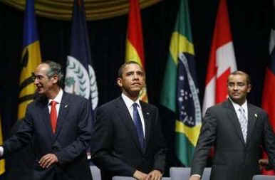 President Barack Obama and over 30 other world leaders attend the official opening of the 5th Summit of the Americas.