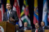 President Barack Obama speaks at the opening of the 5th Summit of the Americas in Port of Spain, Trinidad and Tobago.