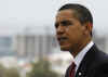 President Obama speaks at a news conference on the rooftop of his hotel in Port of Spain, Trinidad and Tobago on April 19, 2009.