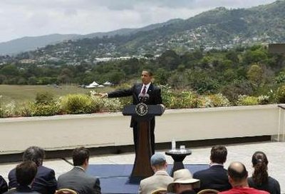 Watch the White House YouTube of Obama's Press Conference in Trinidad & Tobago on 4/19/09.