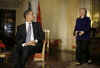 President Barack Obama, Secretary of State Hillary Clinton, Treasury Secretary Tim Geithner and other key US senior officials meet with China's President Hu Jintao and Chinese officials at Winfield House in London.