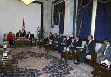 Secretary of State Hillary Clinton met and held a news conference with the Iraqi Foreign Minister Hoshyar Zebari.