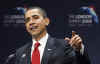 President Barack Obama holds a G20 press conference on the main stage of the Excel Centre in London, UK.