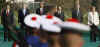 President Barack Obama and NATO leaders participate in a NATO Military Ceremony and a moment of silence for fallen NATO soldiers in Strasbourg, France on April 4, 2009. 