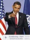 President Barack Obama holds a press conference at the end of the 60th Anniversary NATO Summit in Strasbourg, France.