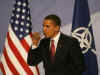 President Barack Obama holds a press conference at the end of the 60th Anniversary NATO Summit in Strasbourg, France.