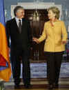 US Secretary of State Clinton meets with the Foreign Affairs Minister of Armenia Edward Nalbandian.
