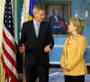 US Secretary of State Clinton meets with Foreign Affairs Minister of Sweden Carl Bildt.