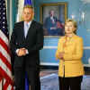 US Secretary of State Clinton meets with Foreign Affairs Minister of Sweden Carl Bildt.