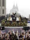 Complete archives of President Obama's trip to Prague, Czech Republic on April 5, 2009. Photo: President Barack Obama delivers a speech to an estimated 25,000 people in Hradcanske Square in the Old City part of Prague, the capital of the Czech Republic.