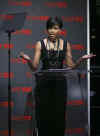 First Lady Michelle Obama delivers the opening remarks at the Time 100 Gala in New York City on May 5, 2009. 