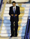 President Barack Obama arrives in Ankara, Turkey on Air Force One on April 6, 2009 after a day in Prague, Czech Republic.